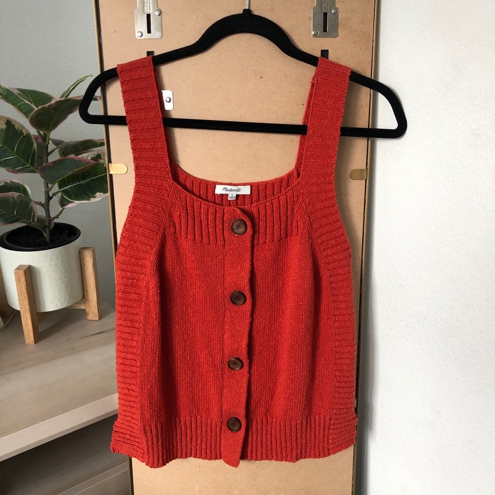 MADEWELL Square Neck Sweater Tank